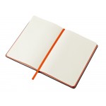 Бизнес блокнот Bossy Junior с цветным срезом, твердая обложка, 96 листов, черный и оранжевый