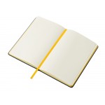 Бизнес блокнот Bossy Junior с цветным срезом, твердая обложка, 96 листов, черный и желтый