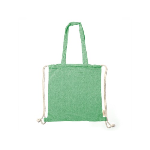 Рюкзак-мешок VARESE из переработанного хлопка, папоротниковый