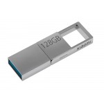 USB 3.0-флешка на 128 Гб с разъемами USB-A и Type-C, серебристый