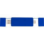 Mulan Двойной USB 2.0-хаб, синий