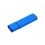 USB-флешка металлическая на 4ГБ с колпачком, синий