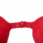 Подушка Basic из микрофибры с эффектом памяти U-shape, красный