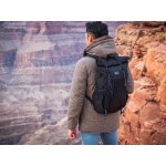 Легкий складывающийся рюкзак-мессенджер Venturer Eco, черный