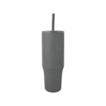 Brady термостакан с силиконовой трубочкой, 900 мл, сертифицированный согласно RCS- Серый