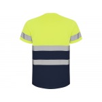 Футболка Delta мужская, нэйви/неоновый желтый