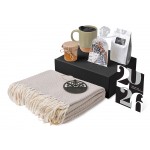 Подарочный набор c пледом, кружкой и вареньем, оливковый