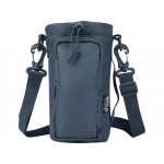 Трип Эви дорожная сумка для бутылок из переработанного материала объемом 2 л, серо-синий