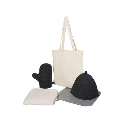 Банный набор с парео Healing Light, женский, серый