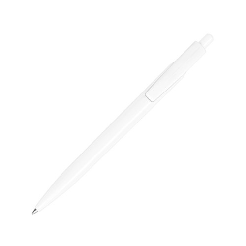 Шариковая ручка Alessio из переработанного ПЭТ, белый, черные чернила