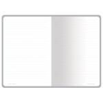 Тетрадь с каменной бумагой А5 Carrara 40 л., линейка, белый