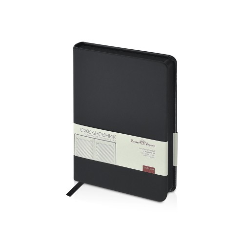 Ежедневник недатированный А6+ Megapolis Color, черный