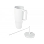 Brady термостакан с силиконовой трубочкой, 900 мл, сертифицированный согласно RCS- Белый