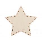 Шкатулка из фанеры в виде звезды Asteris, сине-серебристый