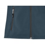 Куртка софтшел Ланглей женская, серо-синий