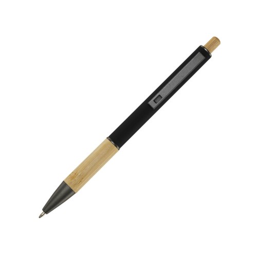 Darius шариковая ручка из переработанного алюминия, черные чернила - Черный