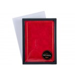 Ежедневник недатированный А5 Royal, красный с бронзовым срезом