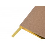 Еженедельник недатированный А6 Total beige с нашивкой, бежевый