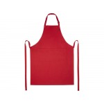 Фартук Andrea плотностью 240 г/м² с регулируемой завязкой на шее - Красный