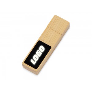 USB 2.0- флешка на 32 Гб c подсветкой логотипа Bamboo LED