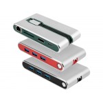 Хаб USB Rombica Type-C Hermes Red (Р)