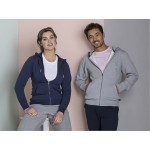 Толстовка Арора мужская с капюшоном, серо-синий