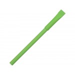 Ручка картонная с колпачком Recycled, зеленое яблоко (Р)