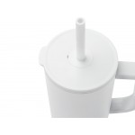 Brady термостакан с силиконовой трубочкой, 900 мл, сертифицированный согласно RCS- Белый