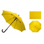 Зонт-трость полуавтомат Wetty с проявляющимся рисунком, желтый (P)