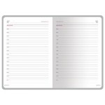 Ежедневник недатированный А6+ Megapolis Color, черный