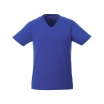 Модная мужская футболка Amery с коротким рукавом и V-образным вырезом, синий