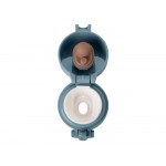 Вакуумная герметичная термокружка Inter, антрацит, нерж. сталь