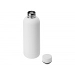 Вакуумная термобутылка Cask Waterline, soft touch, 500 мл, тубус, белый