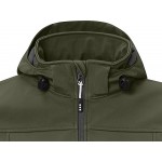 Куртка софтшел Ланглей женская, зеленый лесной