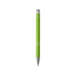 Шариковая ручка Moneta из переработанного алюминия (черные чернила) - Лайм