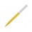 Шариковая ручка Unix из переработанной пластмассы, синие чернила - Желтый