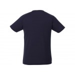 Модная мужская футболка Amery с коротким рукавом и V-образным вырезом, темно-синий