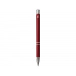 Шариковая ручка Moneta из переработанного алюминия (черные чернила) - Красный