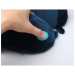 Подушка для путешествий со встроенным массажером Massage Tranquility Pillow, синий