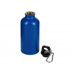 Матовая спортивная бутылка Hip S с карабином и объемом 400 мл, синий