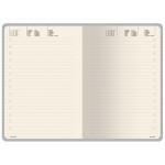 Ежедневник А5 недатированный Megapolis Velvet Flex, светло-фиолетовый (Р)