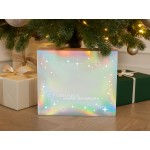 Подарочная коробка с голографическим шубером Aurora, XL, вн. размер 300х235х105 мм.