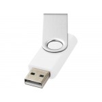 USB-флешка на 16 Гб Rotate Basic, белый