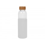 Бутылка для воды стеклянная Refine, в чехле, 550 мл, белый
