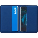 Футляр-книжка на 4-е карты с RFID Favor, синий