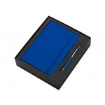 Подарочный набор Vision Pro soft-touch с ручкой и блокнотом А5, синий