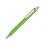 Ручка металлическая шариковая трехгранная Riddle, зеленое яблоко/серебристый