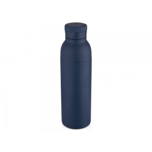 Illuminate бутылка-термос для воды с двойными стенками объемом 650 мл из переработанной нержавеющей стали, сертифицированной по стандарту RCS - Синий Navy