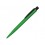 Ручка шариковая металлическая LUMOS M soft-touch, зеленый/черный