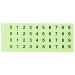 Табличка Tempark с номером телефона для временной парковки с подсветкой, черный